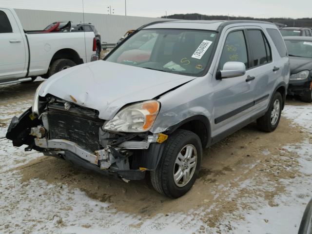 JHLRD78862C094971 - 2002 HONDA CR-V EX WHITE photo 2