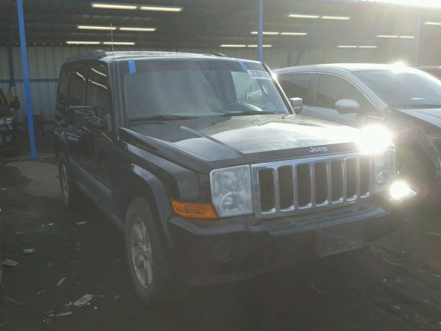 1J8HG48K08C173127 - 2008 JEEP COMMANDER BLACK photo 1