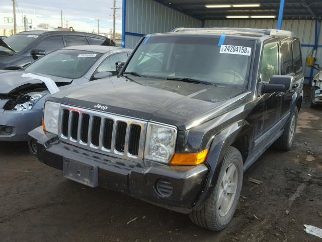 1J8HG48K08C173127 - 2008 JEEP COMMANDER შავი ფოტო 2