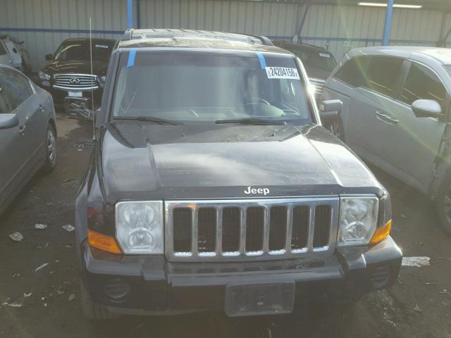 1J8HG48K08C173127 - 2008 JEEP COMMANDER შავი ფოტო 9