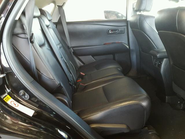 2T2BK1BA5AC016292 - 2010 LEXUS RX 350 BLACK photo 6