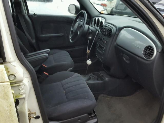 3C4FY48B64T349625 - 2004 CHRYSLER PT CRUISER WHITE photo 5