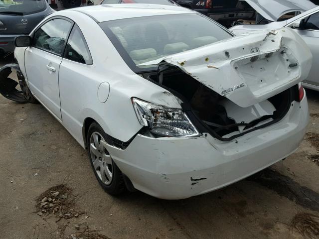 2HGFG12646H538073 - 2006 HONDA CIVIC LX WHITE photo 3