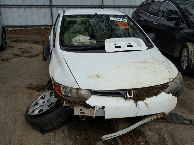 2HGFG12646H538073 - 2006 HONDA CIVIC LX WHITE photo 9