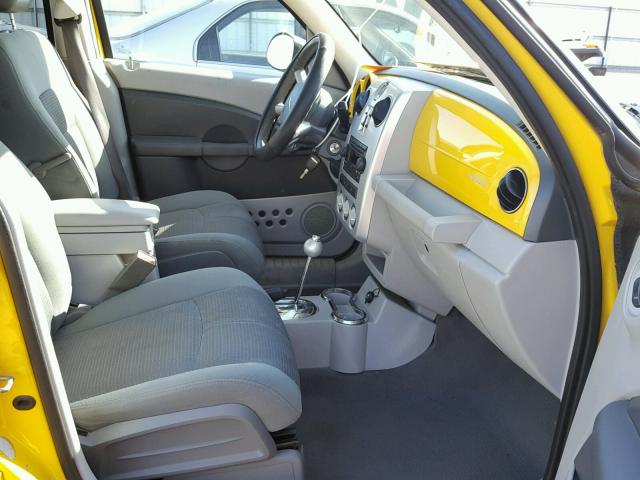 3A8FY58B36T258006 - 2006 CHRYSLER PT CRUISER YELLOW photo 5