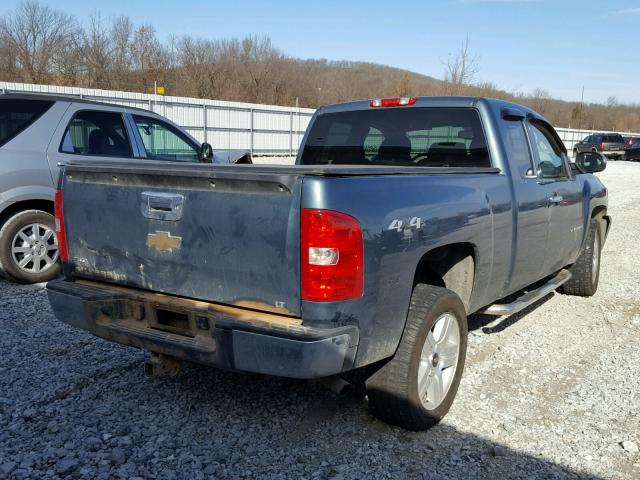 1GCEK19088Z240655 - 2008 CHEVROLET SILVERADO BLUE photo 4