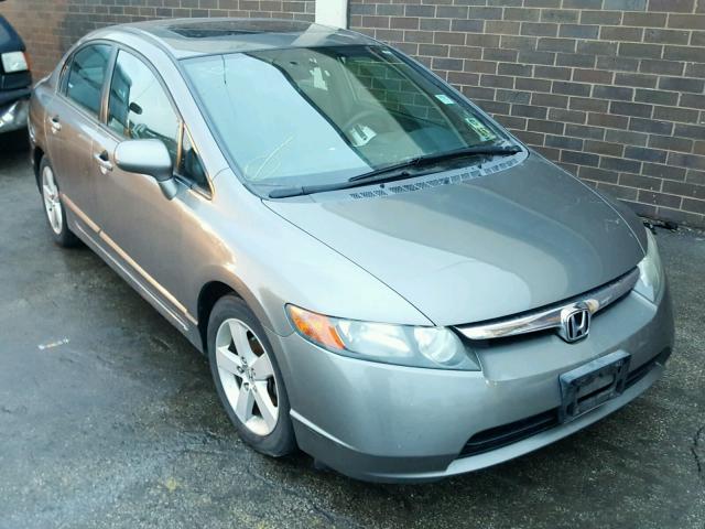 1HGFA16827L084410 - 2007 HONDA CIVIC EX GRAY photo 1