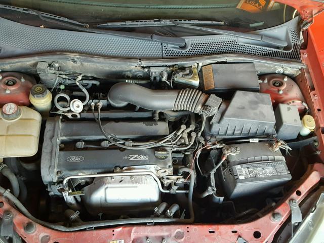 1FAFP34314W167231 - 2004 FORD FOCUS SE C RED photo 7