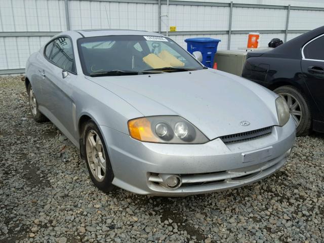 KMHHM65D54U134616 - 2004 HYUNDAI TIBURON SILVER photo 1