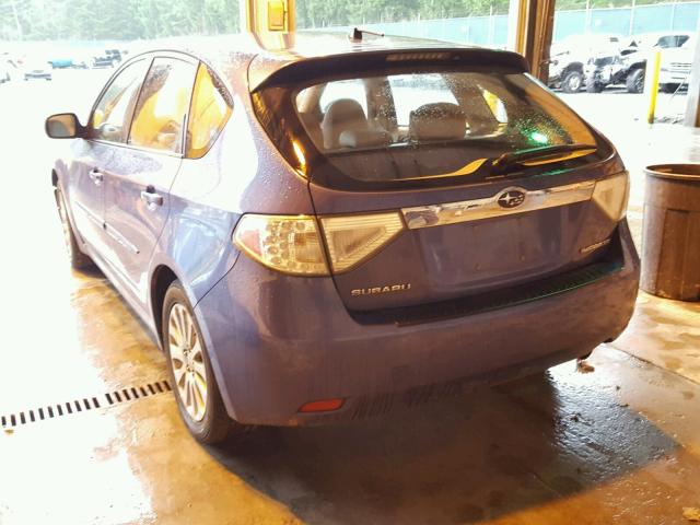 JF1GH61618H810057 - 2008 SUBARU IMPREZA 2. BLUE photo 3