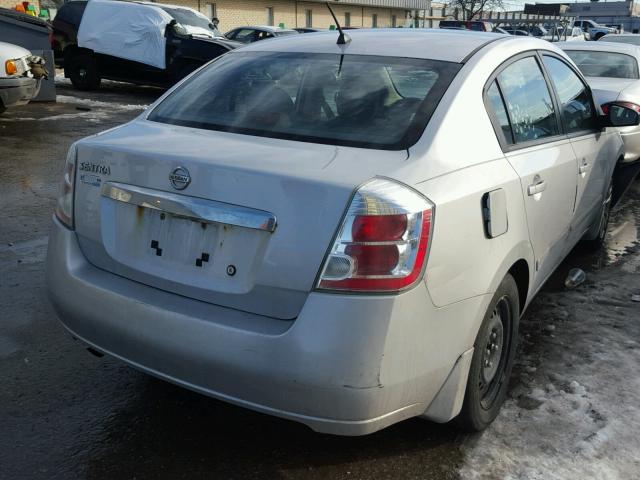 3N1AB6AP3AL671019 - 2010 NISSAN SENTRA 2.0 SILVER photo 4