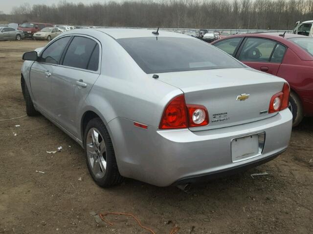 1G1ZC5E08AF246922 - 2010 CHEVROLET MALIBU 1LT SILVER photo 3