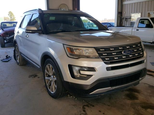 1FM5K7F88GGA26915 - 2016 FORD EXPLORER L SILVER photo 1