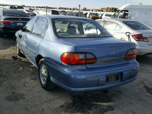 1G1NE52J7X6104110 - 1999 CHEVROLET MALIBU LS BLUE photo 3