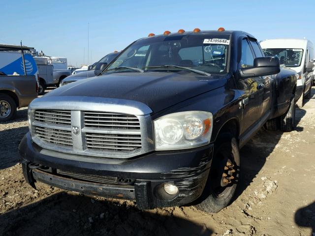 3D7ML48L39G564383 - 2009 DODGE RAM 3500 BLACK photo 2