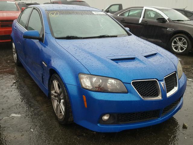 6G2ER57769L180230 - 2009 PONTIAC G8 BLUE photo 1