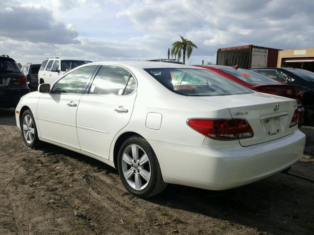 JTHBA30G955085336 - 2005 LEXUS ES 330 WHITE photo 3