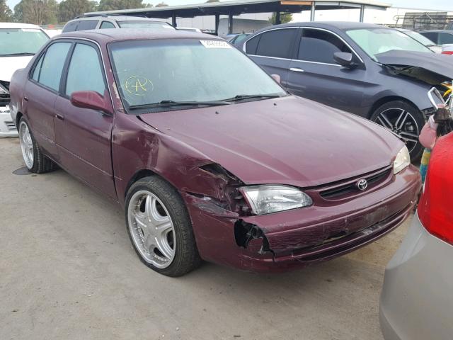 1NXBR18E3WZ057519 - 1998 TOYOTA COROLLA VE MAROON photo 1