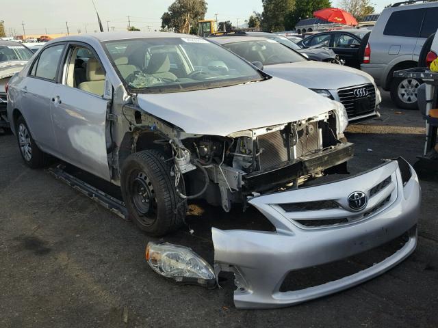 2T1BU4EE3CC809382 - 2012 TOYOTA COROLLA BA SILVER photo 1