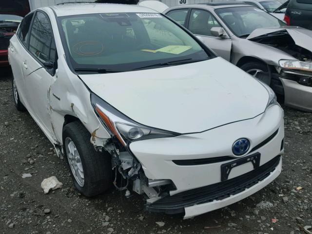 JTDKARFU9H3033853 - 2017 TOYOTA PRIUS WHITE photo 1