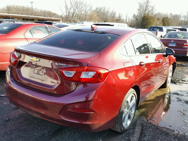 1G1BG5SM1G7303509 - 2016 CHEVROLET CRUZE PREM RED photo 4