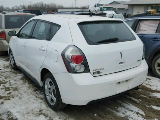 5Y2SP67889Z429608 - 2009 PONTIAC VIBE WHITE photo 3