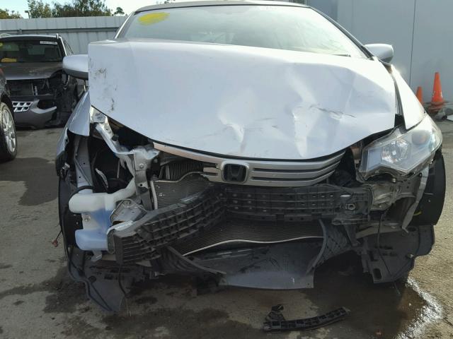 JHMZE2H59BS011489 - 2011 HONDA INSIGHT LX SILVER photo 9