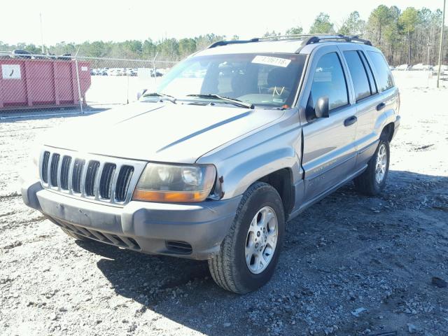 1J4GW48S11C688904 - 2001 JEEP GRAND CHER GRAY photo 2