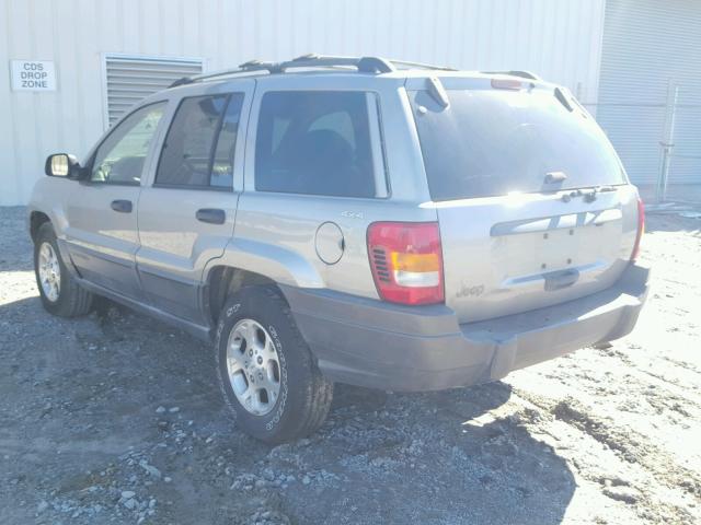 1J4GW48S11C688904 - 2001 JEEP GRAND CHER GRAY photo 3