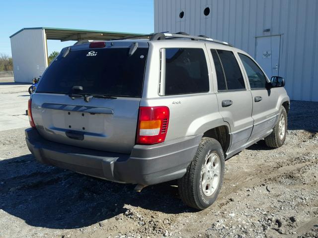 1J4GW48S11C688904 - 2001 JEEP GRAND CHER GRAY photo 4