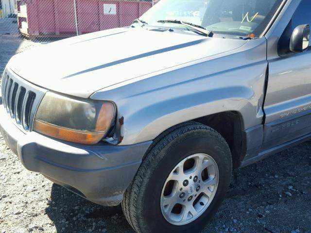 1J4GW48S11C688904 - 2001 JEEP GRAND CHER GRAY photo 9