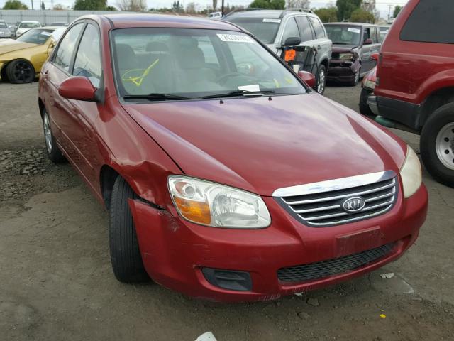 KNAFE122985550745 - 2008 KIA SPECTRA EX RED photo 1