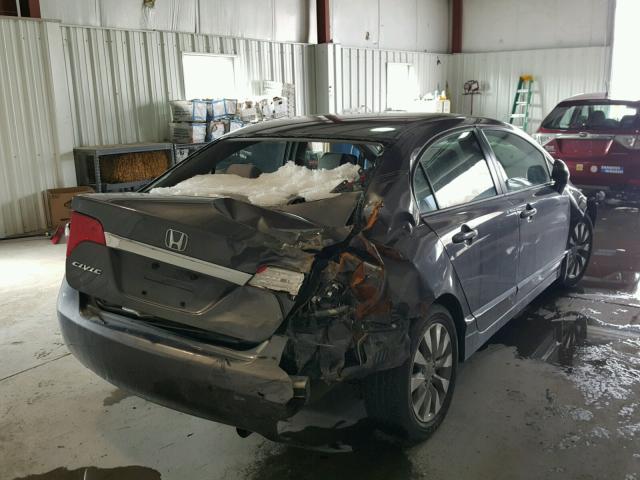 2HGFA1F86AH565507 - 2010 HONDA CIVIC EX GRAY photo 4