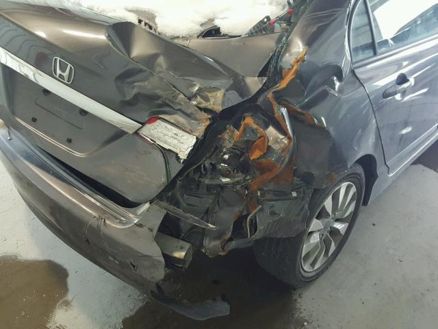 2HGFA1F86AH565507 - 2010 HONDA CIVIC EX GRAY photo 9