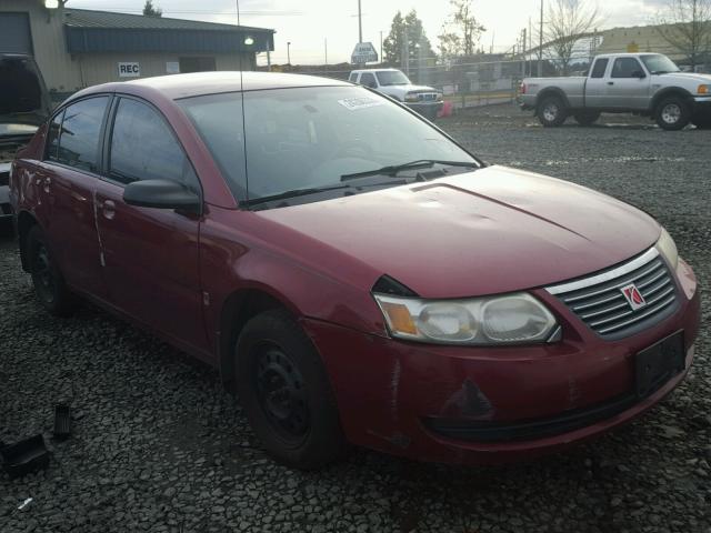 1G8AZ55F96Z100309 - 2006 SATURN ION LEVEL წითელი ფოტო 1