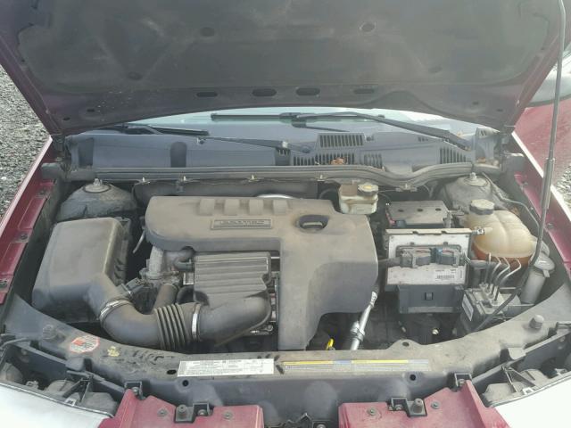 1G8AZ55F96Z100309 - 2006 SATURN ION LEVEL წითელი ფოტო 7