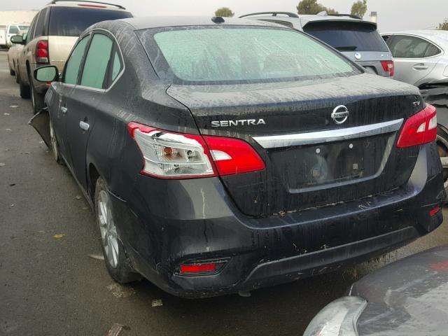 3N1AB7AP7GY333897 - 2016 NISSAN SENTRA S BLACK photo 3