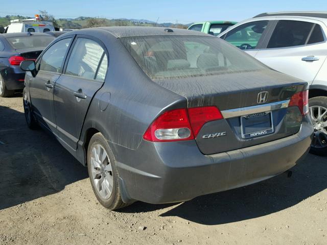 2HGFA16819H301929 - 2009 HONDA CIVIC EX Grafit foto 3