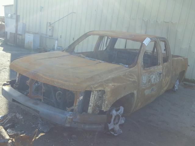 1GCRCSEA9DZ227510 - 2013 CHEVROLET SILVERADO BURN photo 2