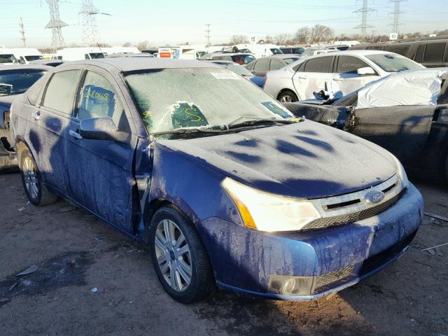 1FAHP35N28W243103 - 2008 FORD FOCUS SE BLUE photo 1