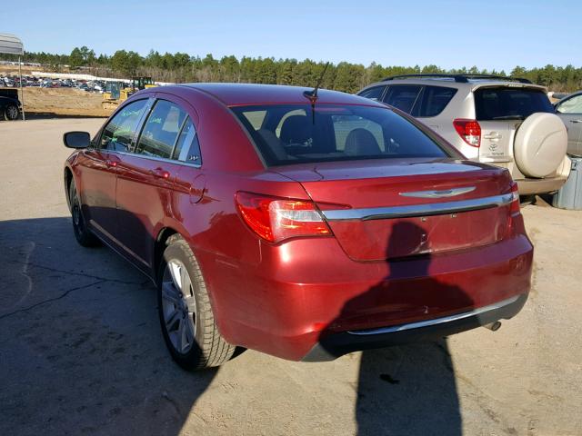 1C3CCBBB7DN694732 - 2013 CHRYSLER 200 TOURIN RED photo 3