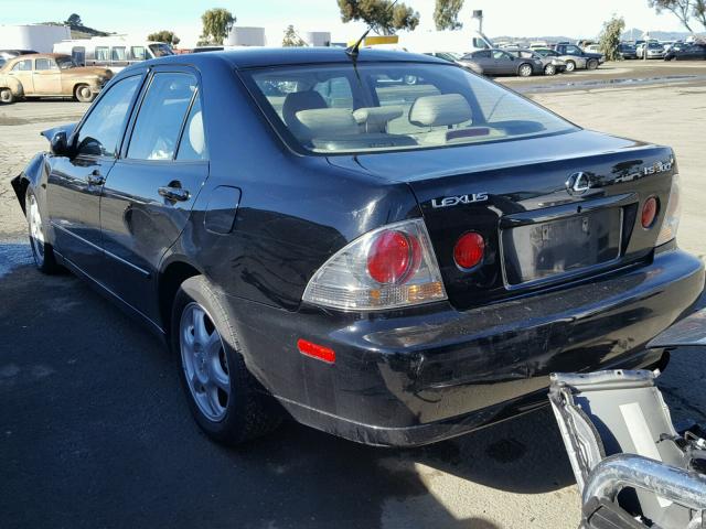 JTHBD182510004182 - 2001 LEXUS IS 300 BLACK photo 3