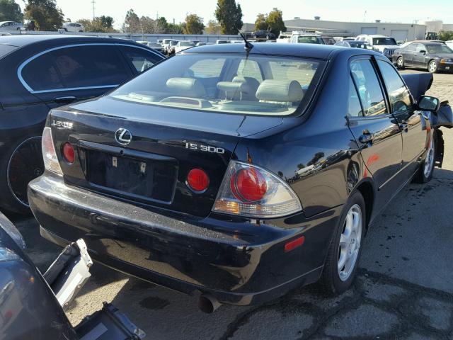 JTHBD182510004182 - 2001 LEXUS IS 300 BLACK photo 4