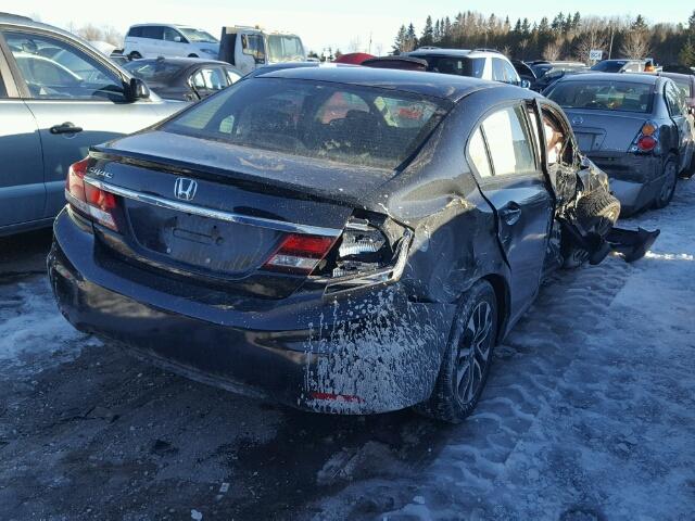 2HGFB2F53FH012569 - 2015 HONDA CIVIC LX BLACK photo 4