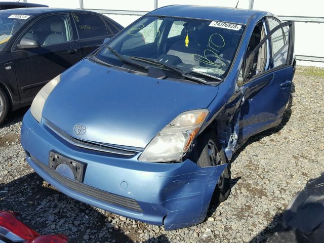 JTDKB20U987729991 - 2008 TOYOTA PRIUS BLUE photo 2