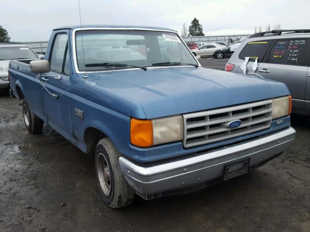 1FTEF15Y3LPA50881 - 1990 FORD F150 BLUE photo 1