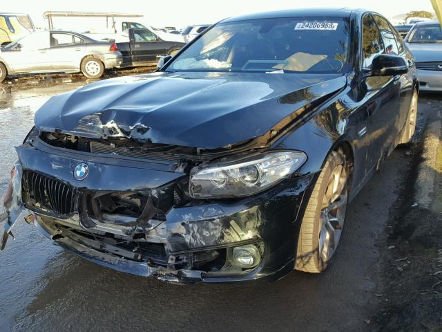 WBA5A5C55GG346907 - 2016 BMW 528 I BLACK photo 2