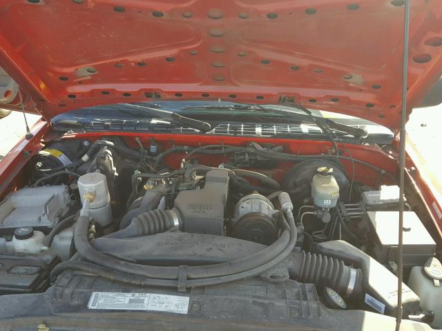 1GCCS145928166752 - 2002 CHEVROLET S TRUCK S1 RED photo 7