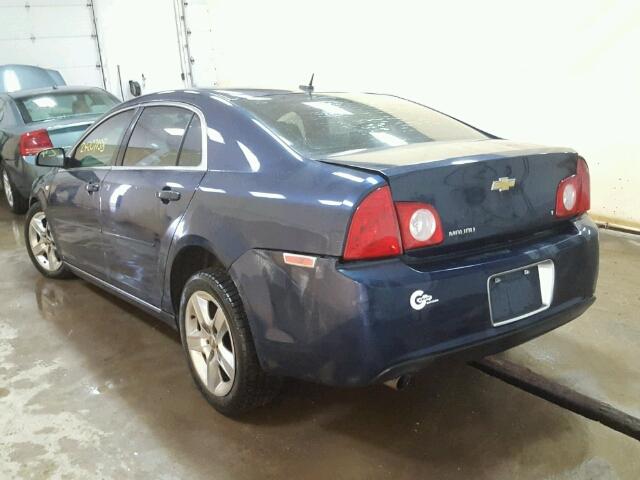 1G1ZH57B484257518 - 2008 CHEVROLET MALIBU 1LT 蓝色 照片 3