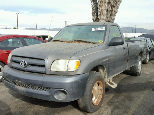 5TBJN321X4S437786 - 2004 TOYOTA TUNDRA GRAY photo 2